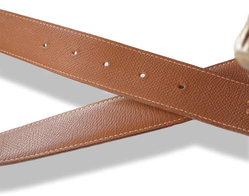Hermes Leather Reversible Strap Belt