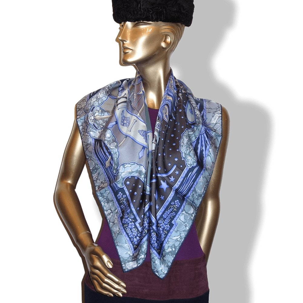 HERMES プチカレ　SEIBU IKEBUKURO　GLORIA SOLI hermes-1994-blue-purple-