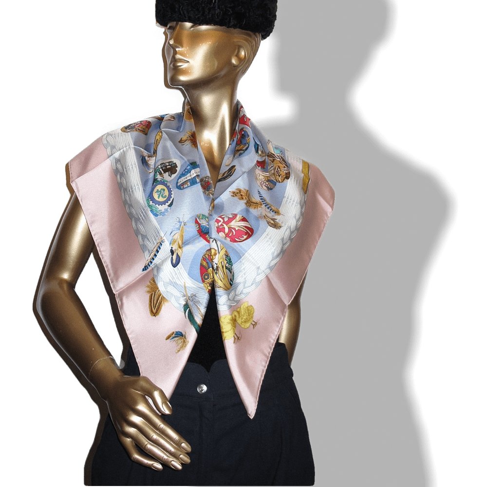 Hermes Couvee d'Hermes Twill Silk 90