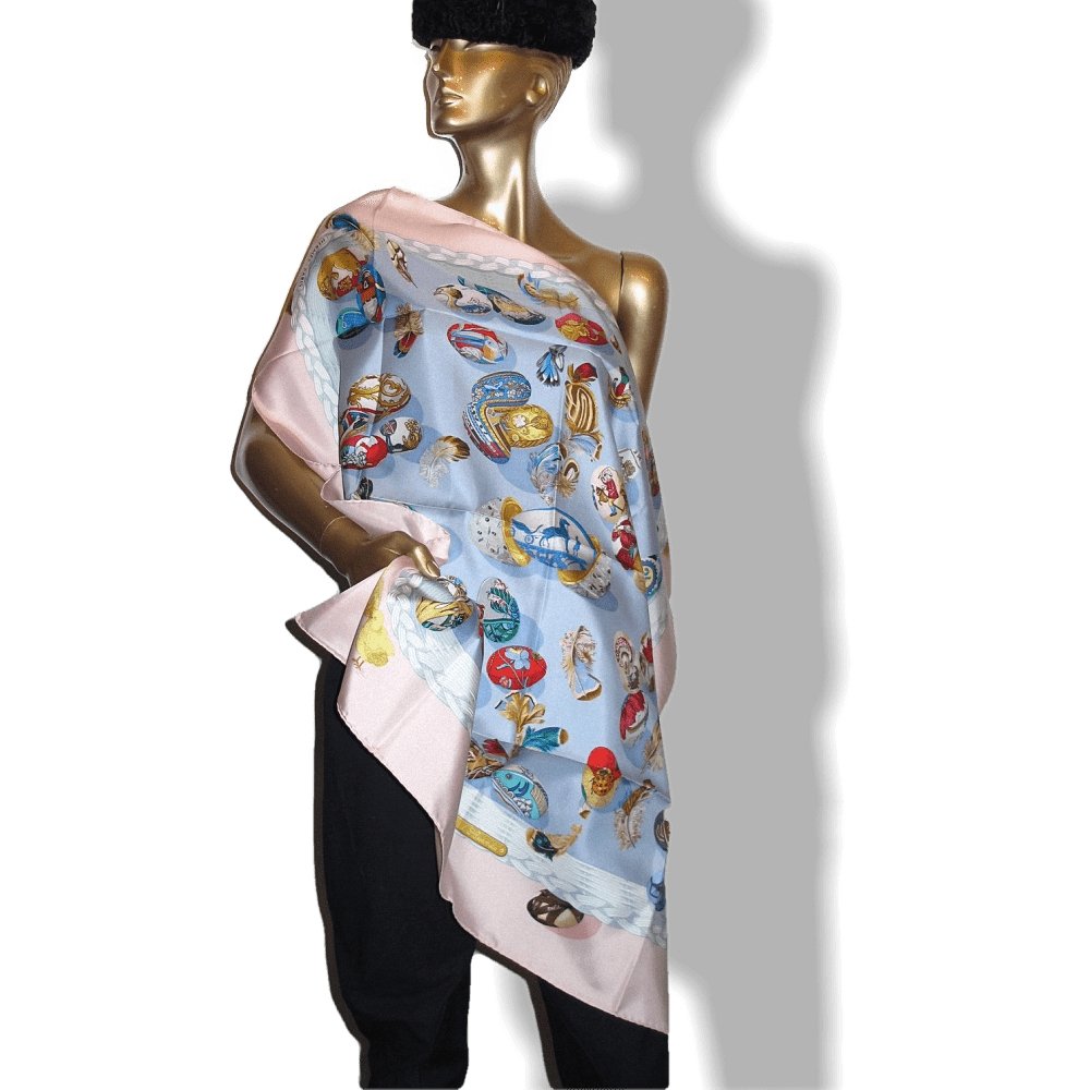 Hermes Couvee d'Hermes Twill Silk 90