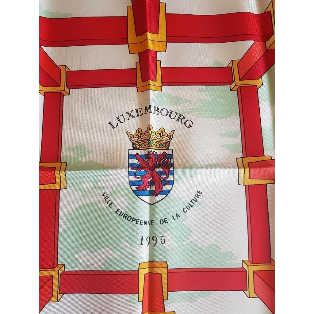 Hermes 1995 Special Issue Luxembourg Perspective Twill 90 New Box!