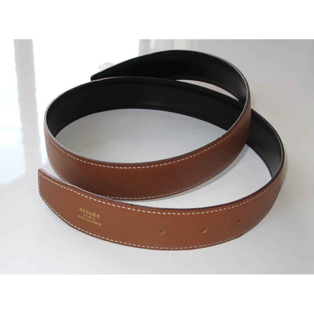 Hermes 1996 Belt Reversible Strap 32mm, Sz 78