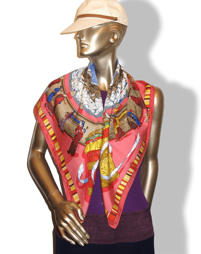 Hermes PRIERES AU VENT by Dimitri Rybal Twill 90