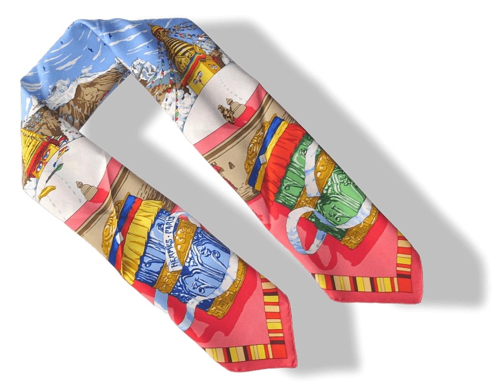Hermes PRIERES AU VENT by Dimitri Rybal Twill 90