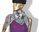 Hermes 1997 Grey White Cuillers d'Afrique by Caty Latham Twill 90cm, New! - poupishop