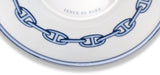 Hermes 1997 Porcelain Invitation VIP Chaine d'Ancre Small Plate Vide-Poche, Rare!