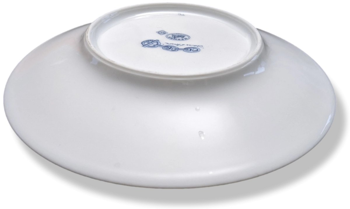 Hermes 1997 Porcelain Invitation VIP Chaine d'Ancre Small Plate Vide-Poche, Rare!
