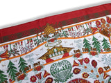 Hermes 1997 Special Issue Ltd Blanc/Rouge/vert Decoupage for Gstaad by Anne Rosat Twill 90 RARE, BNIB!