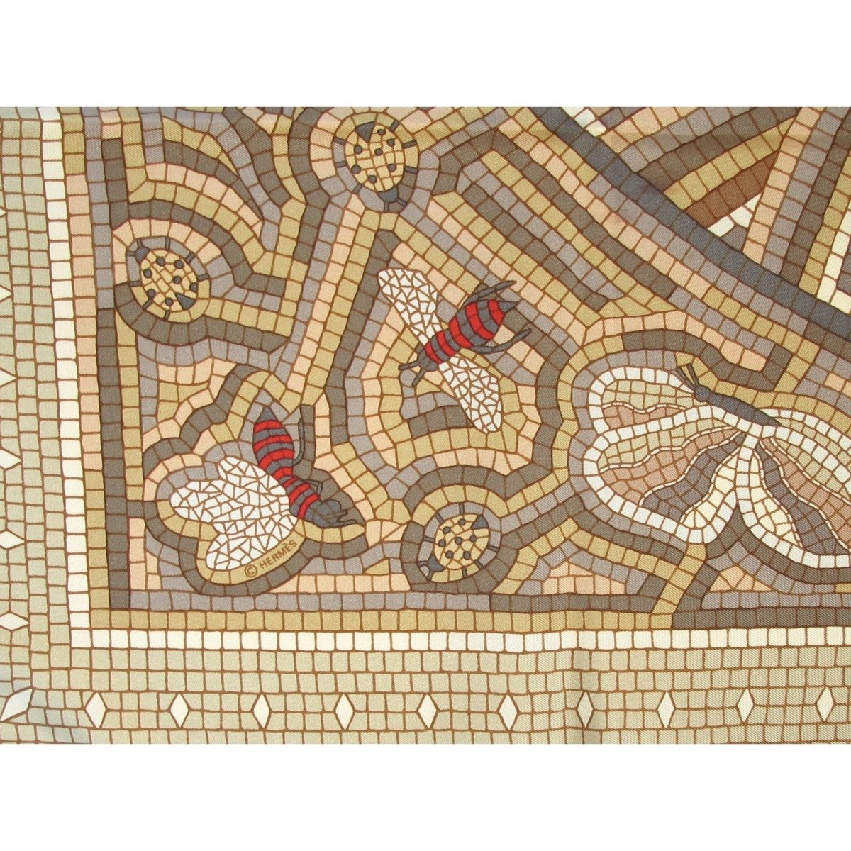 Hermes Mosaics Cave Felem by Christine Henry Twill 90