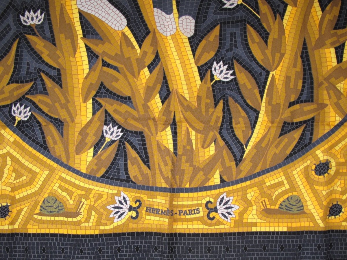 Hermes Mosaics Cave Felem by Christine Henry Twill 90