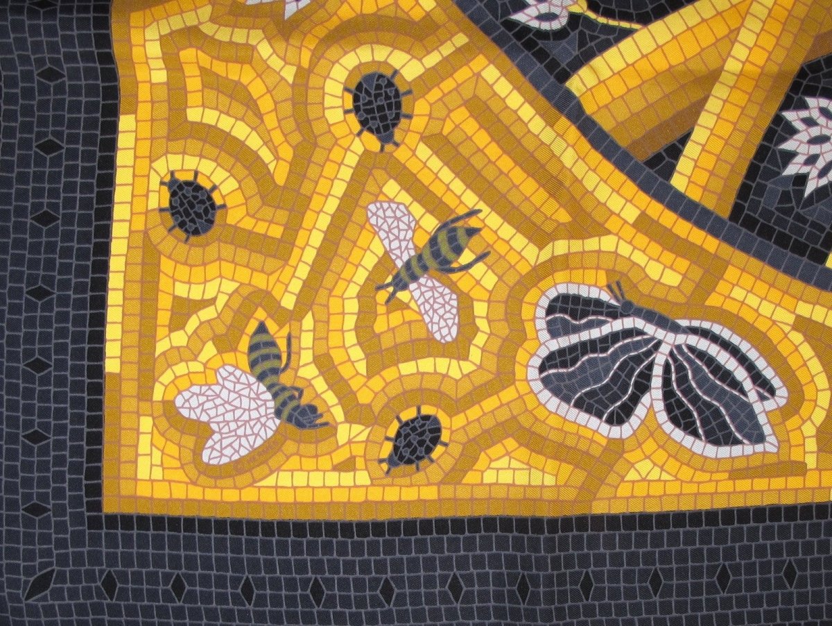 Hermes Mosaics Cave Felem by Christine Henry Twill 90