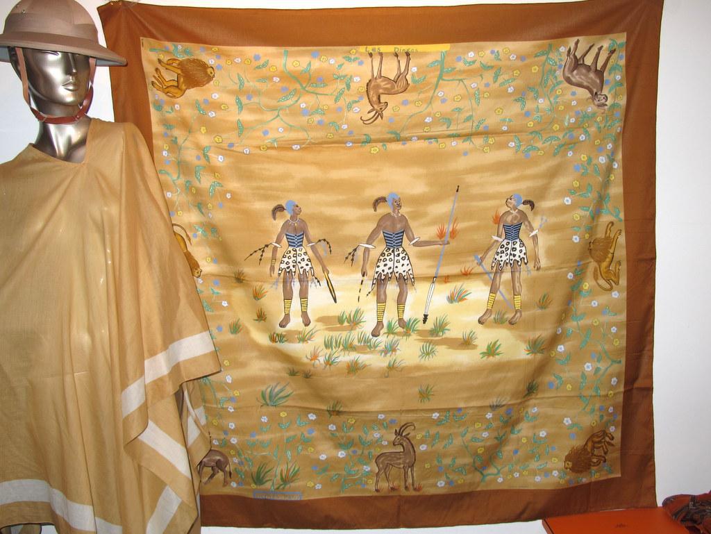 Hermes 1998 Les Dinkas Cotton Pareo 