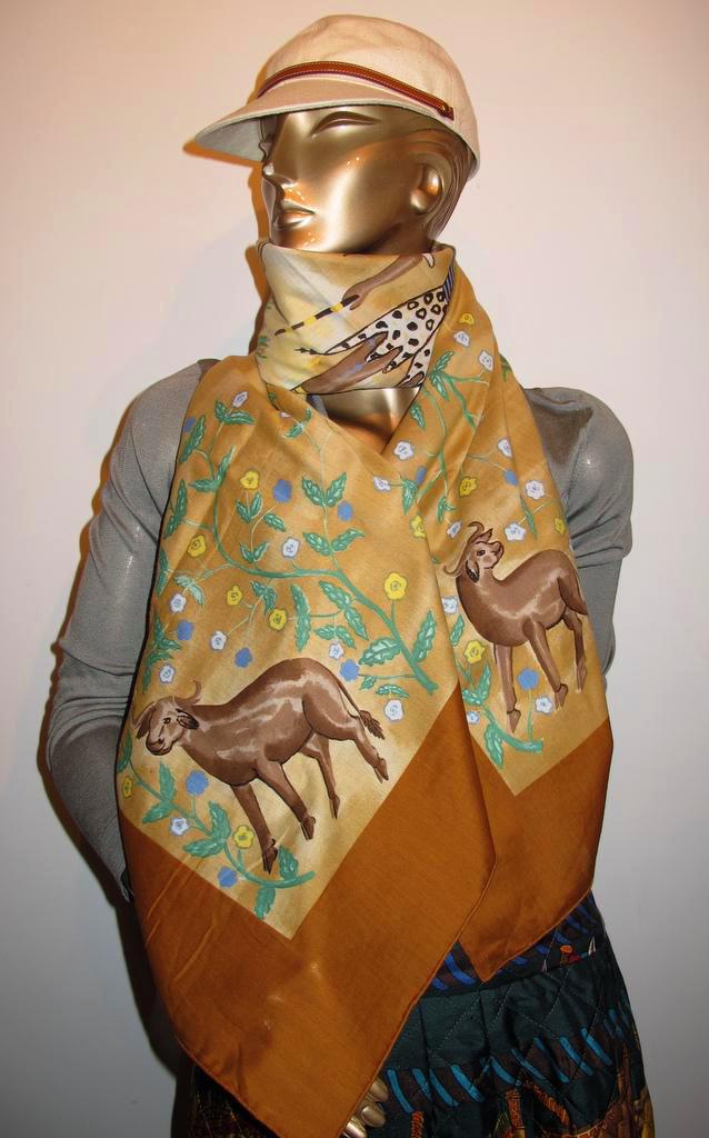 Hermes 1998 Les Dinkas Cotton Pareo 