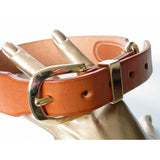 Hermes 1998 Natural Leather Big Dog Collar 55 - poupishop