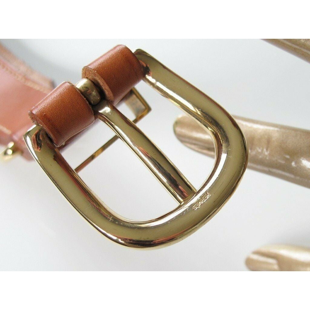 Hermes 1998 Natural Leather Big Dog Collar 55 - poupishop