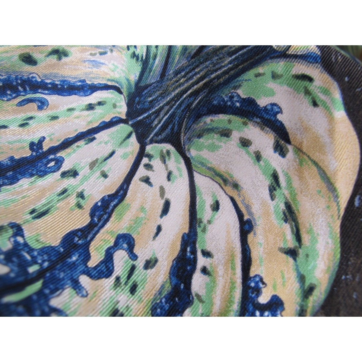 Hermes Citrouilles et Coloquintes by Valerie Dawlat with Blanc Matt Overlay Twill 90