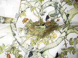 Hermes Au Coeur des Bois by Zoe Pauwels Twill silk 90