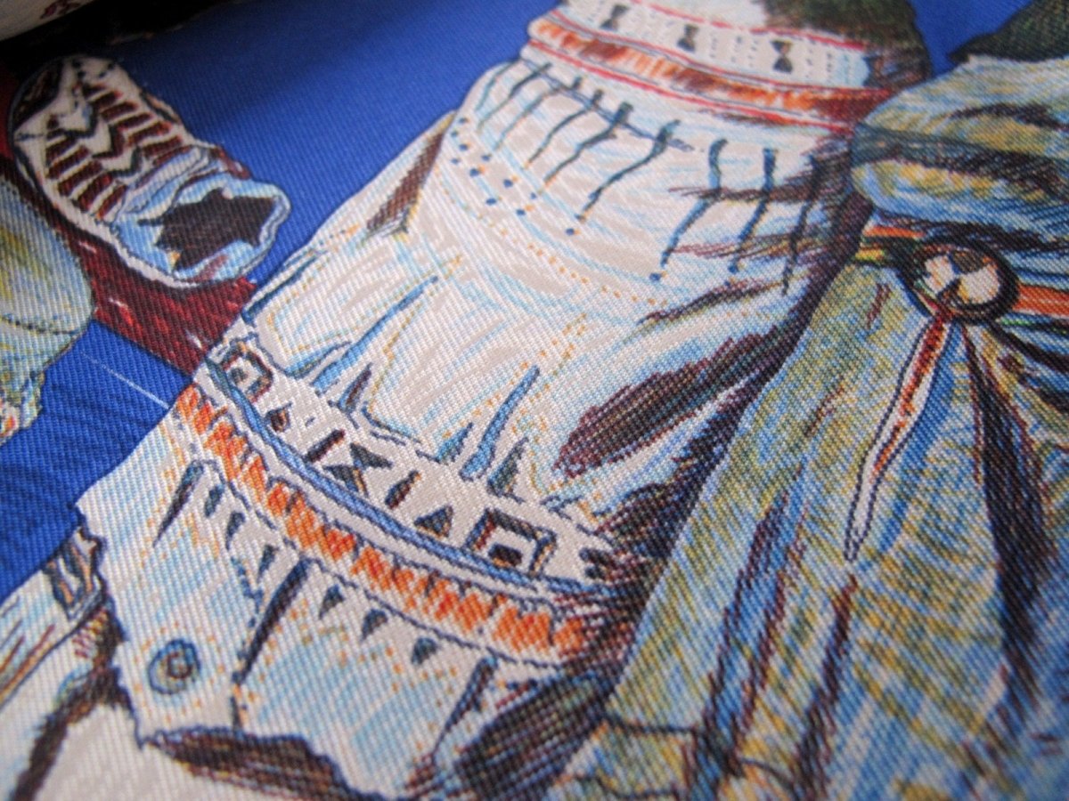 Hermes Les Danses des Indiens by Kermit Oliver Twill 90