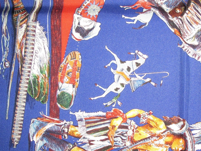 Hermes Les Danses des Indiens by Kermit Oliver Twill 90