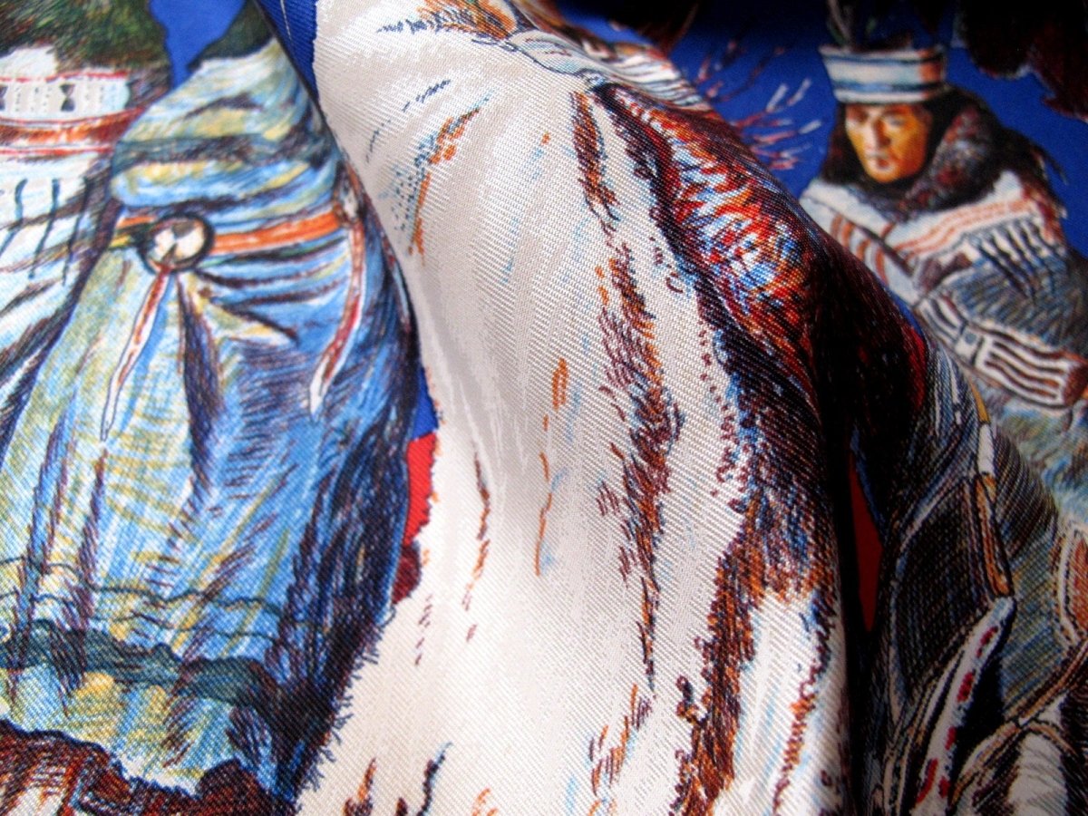 Hermes Les Danses des Indiens by Kermit Oliver Twill 90