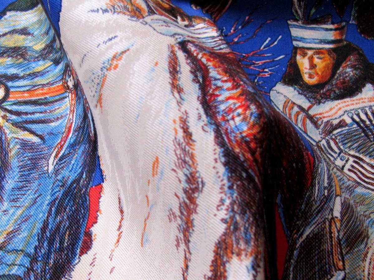 Hermes Les Danses des Indiens by Kermit Oliver Twill 90