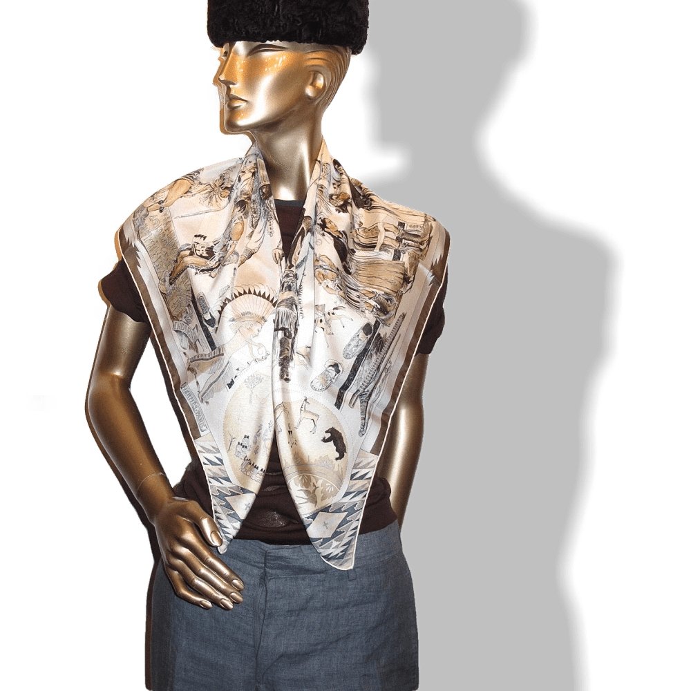 Hermes Les Danses des Indiens by Kermit Oliver Twill 90