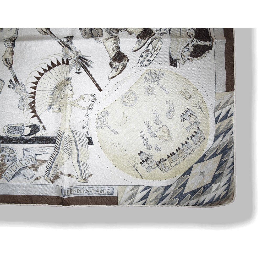 Hermes Les Danses des Indiens by Kermit Oliver Twill 90