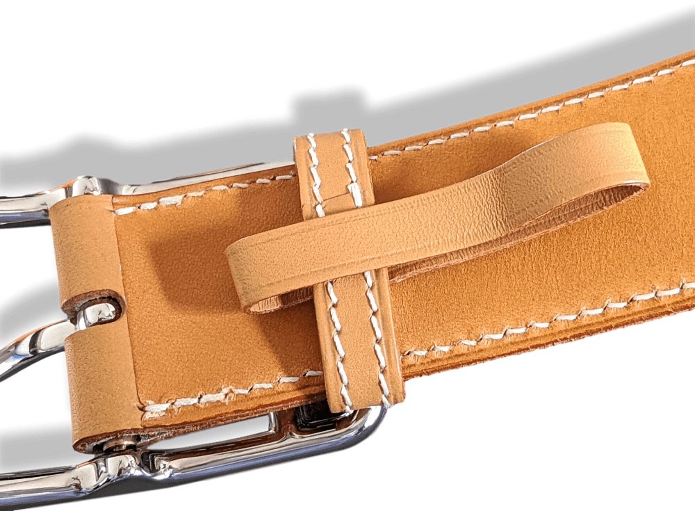 Hermes [20] 2003 Natural Box Palladium CAPE COD REVERSIBLE Complete Belt 32 mm, BNIB! - poupishop
