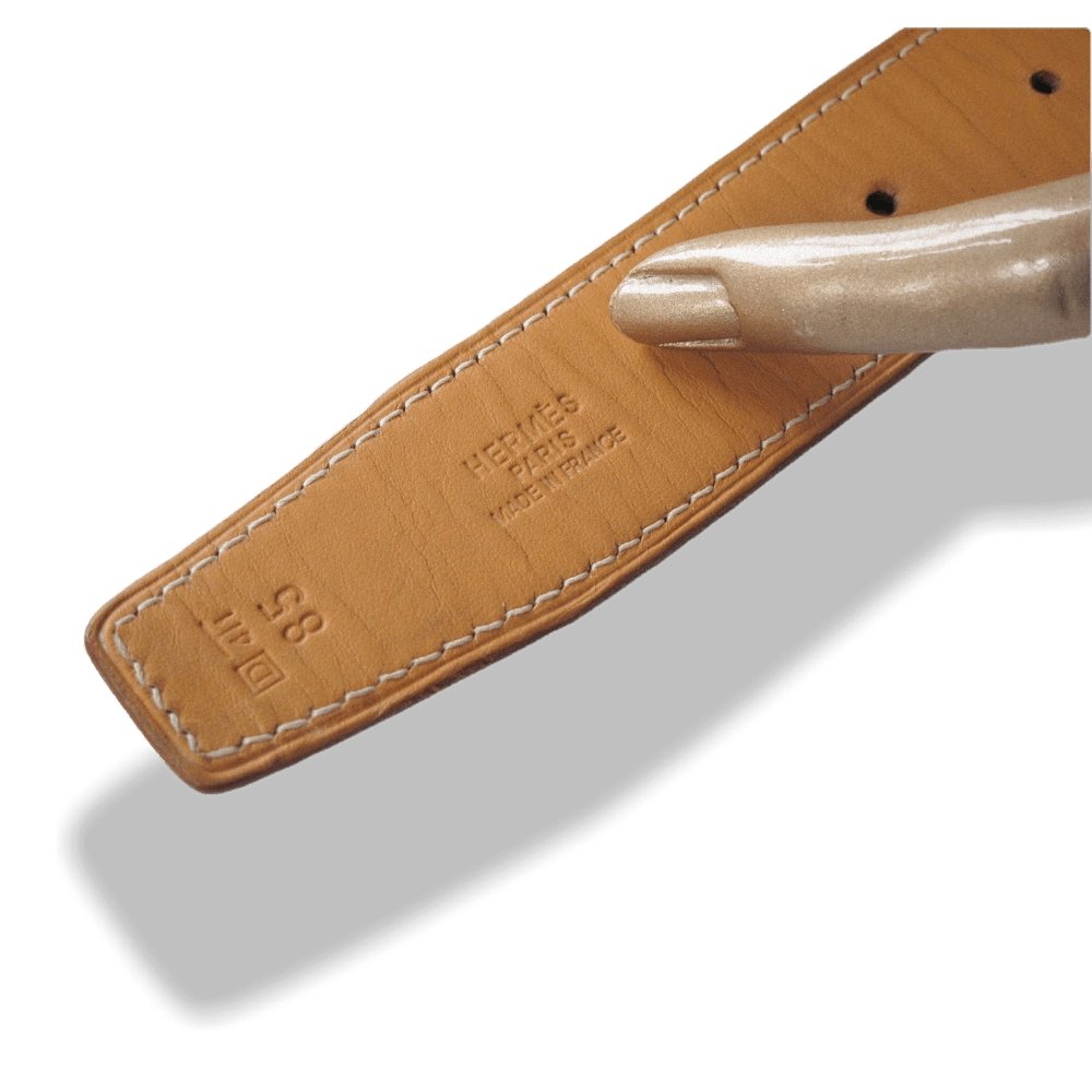 Hermes Leather Reversible Strap for Belt 32mm