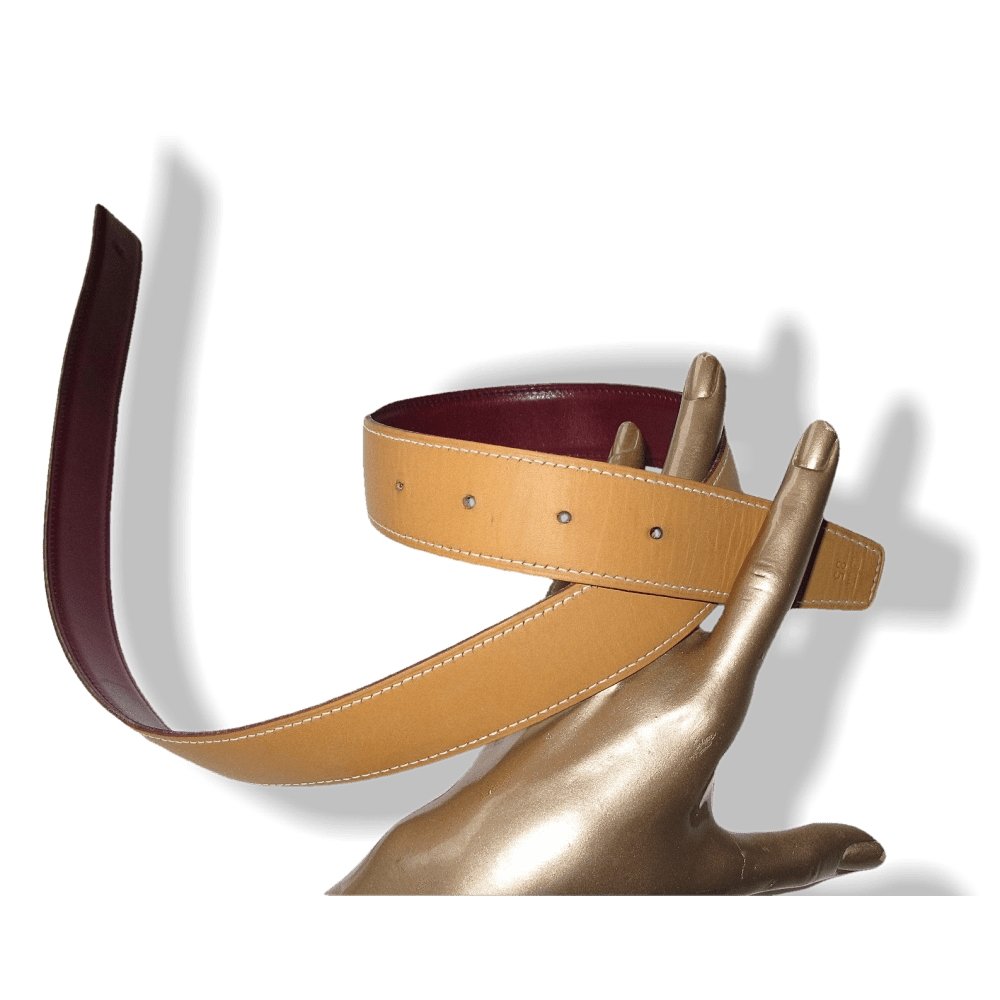 Hermes Leather Reversible Strap for Belt 32mm