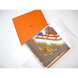 Hermes 2000 Etoupe Traineaux et Glissades Twill 90 Box!