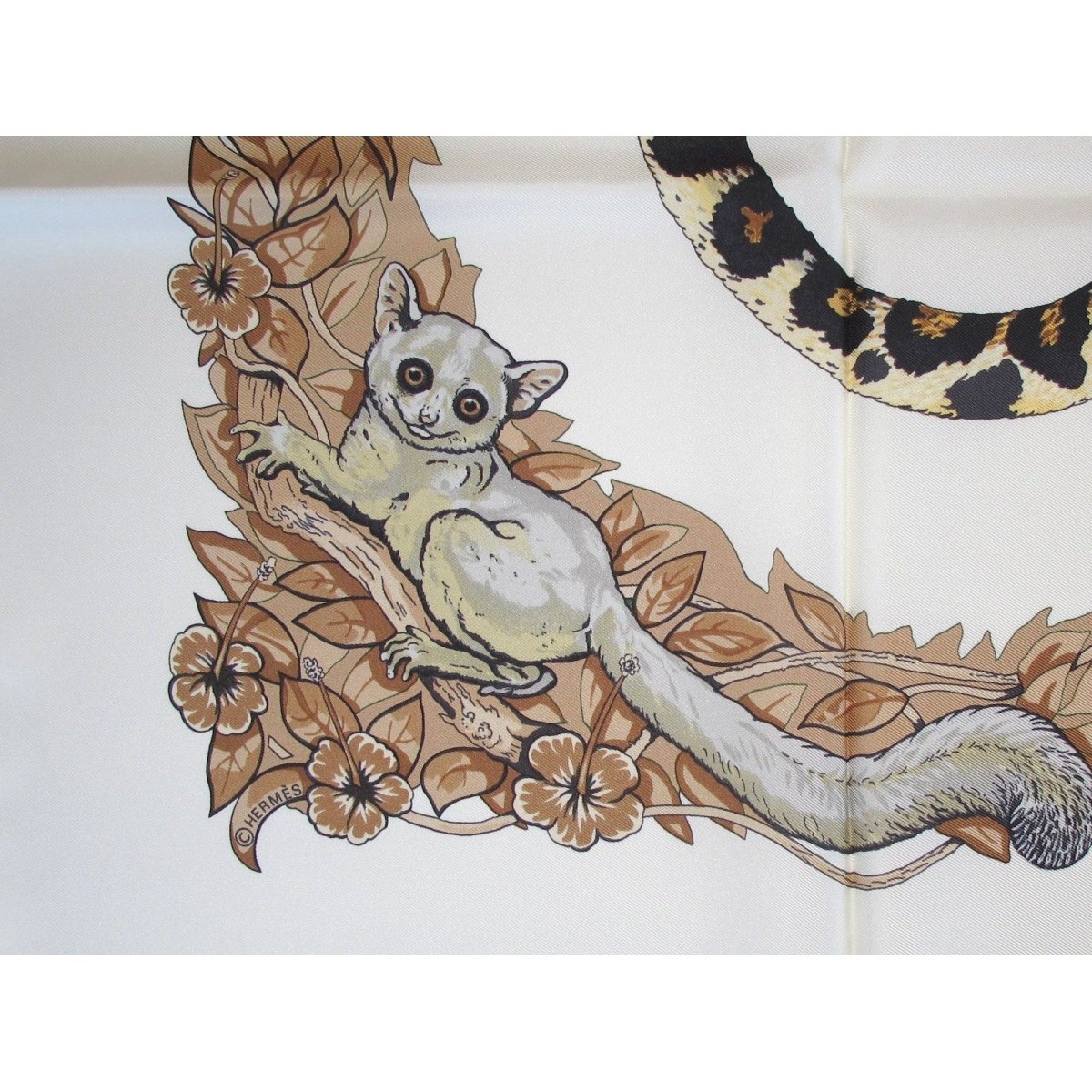 Hermes Jungle Love by Robert Dallet Twill Silk 90