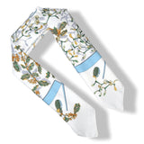 Hermes Neige D'Antan by Caty Latham Cotton scarf 70