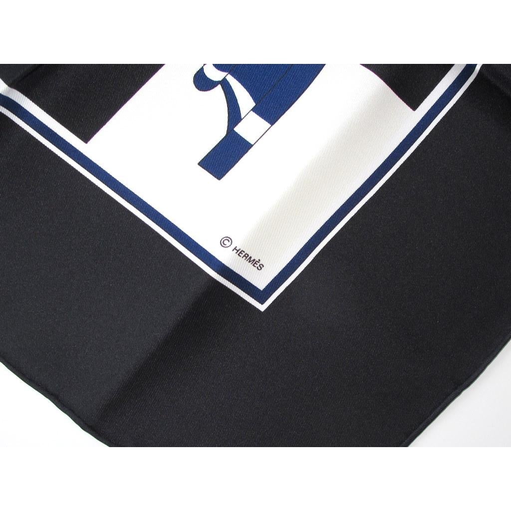 Hermes 2000s Echec II Pierre Peron Twill 90, NIB! - poupishop