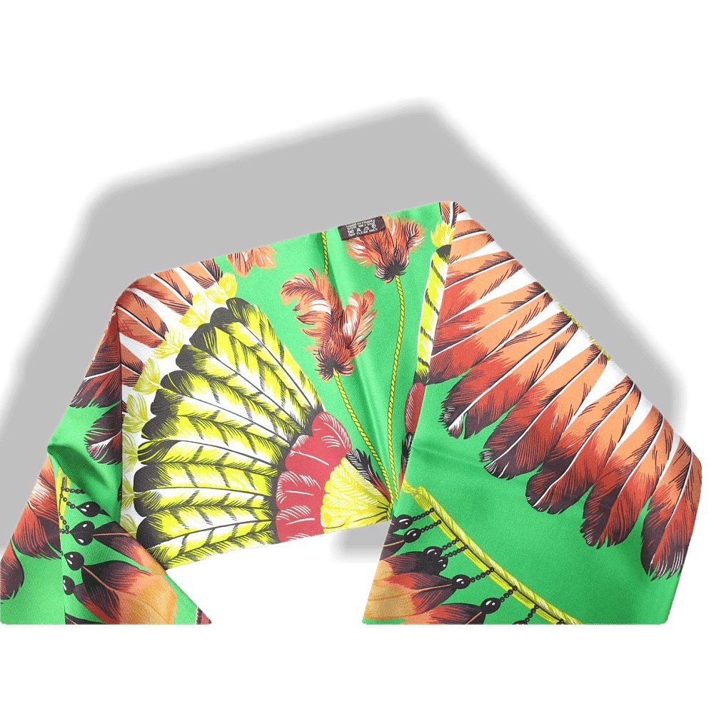Hermes Brazil by Laurence Bourthoumieux Maxi Twilly Scarf