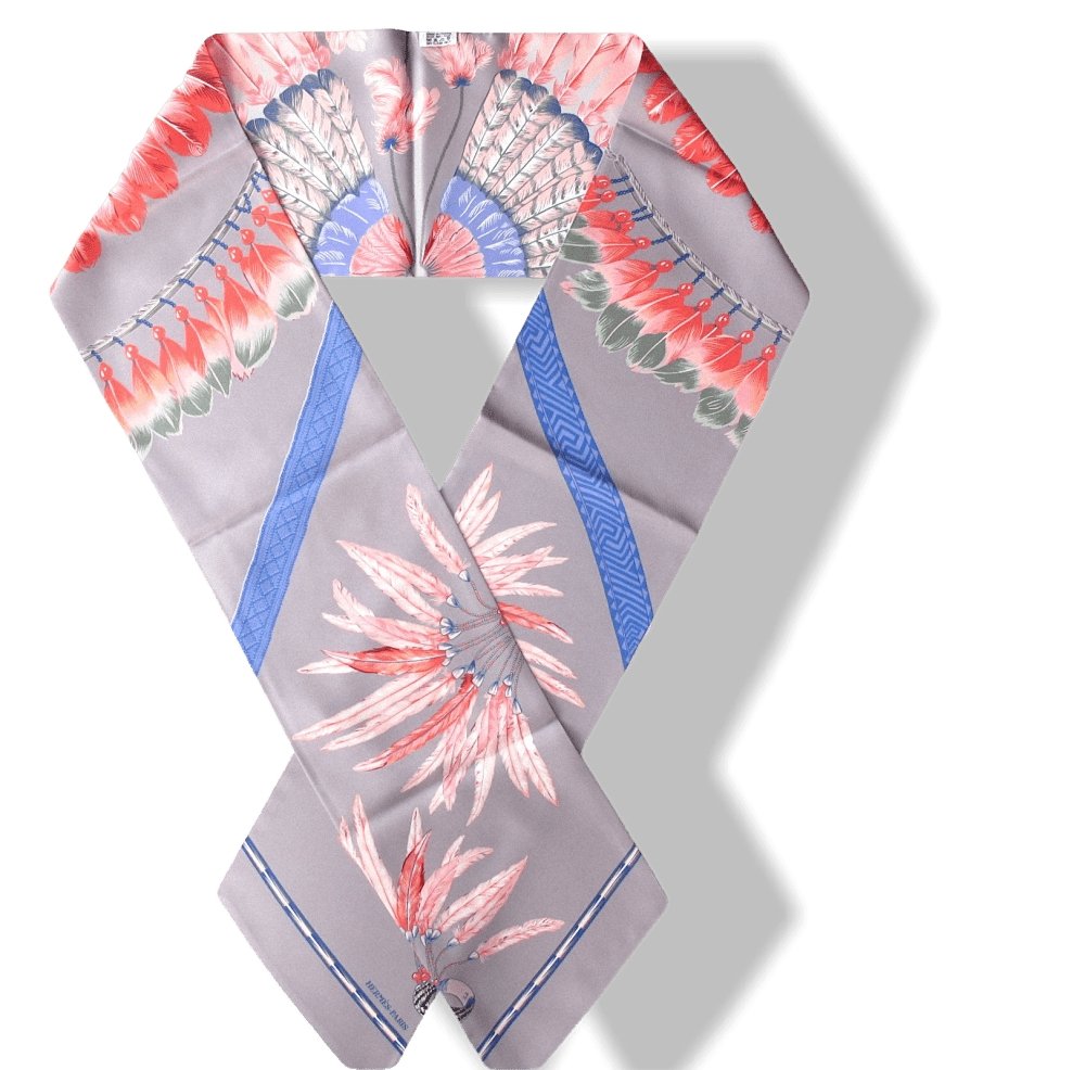Hermes Brazil by Laurence Bourthoumieux Maxi Twilly Scarf