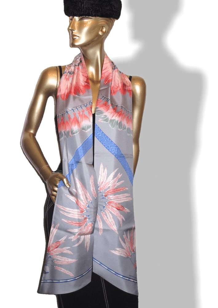 Hermes Brazil by Laurence Bourthoumieux Maxi Twilly Scarf