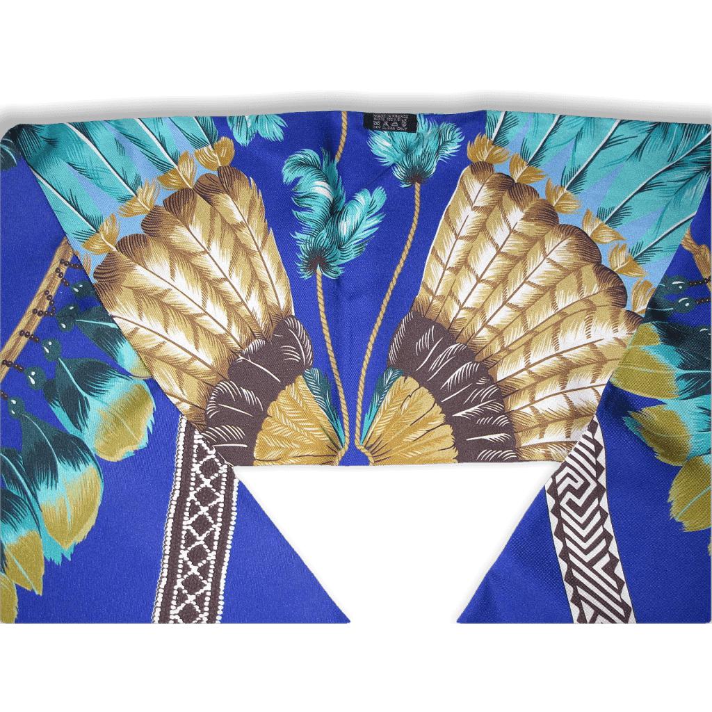 Hermes 2000s Majorelle Brazil Maxi Twilly Scarf, Box! - poupishop