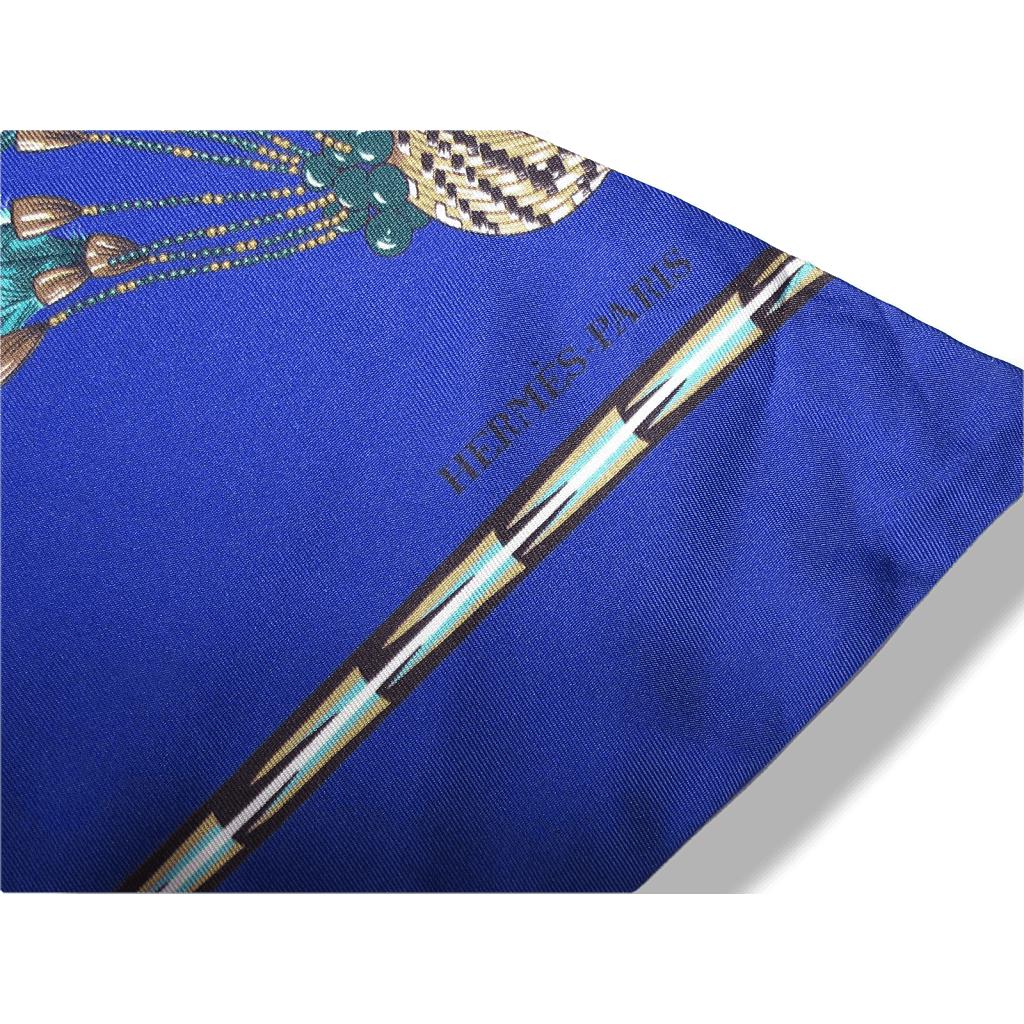 Hermes 2000s Majorelle Brazil Maxi Twilly Scarf, Box! - poupishop