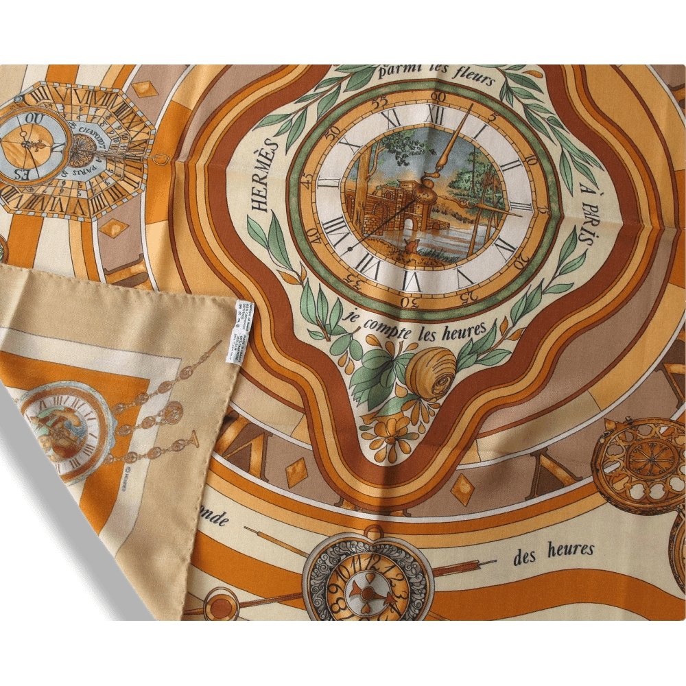  Hermes La Ronde des Heures Loic Dubligeon Cashmere 90