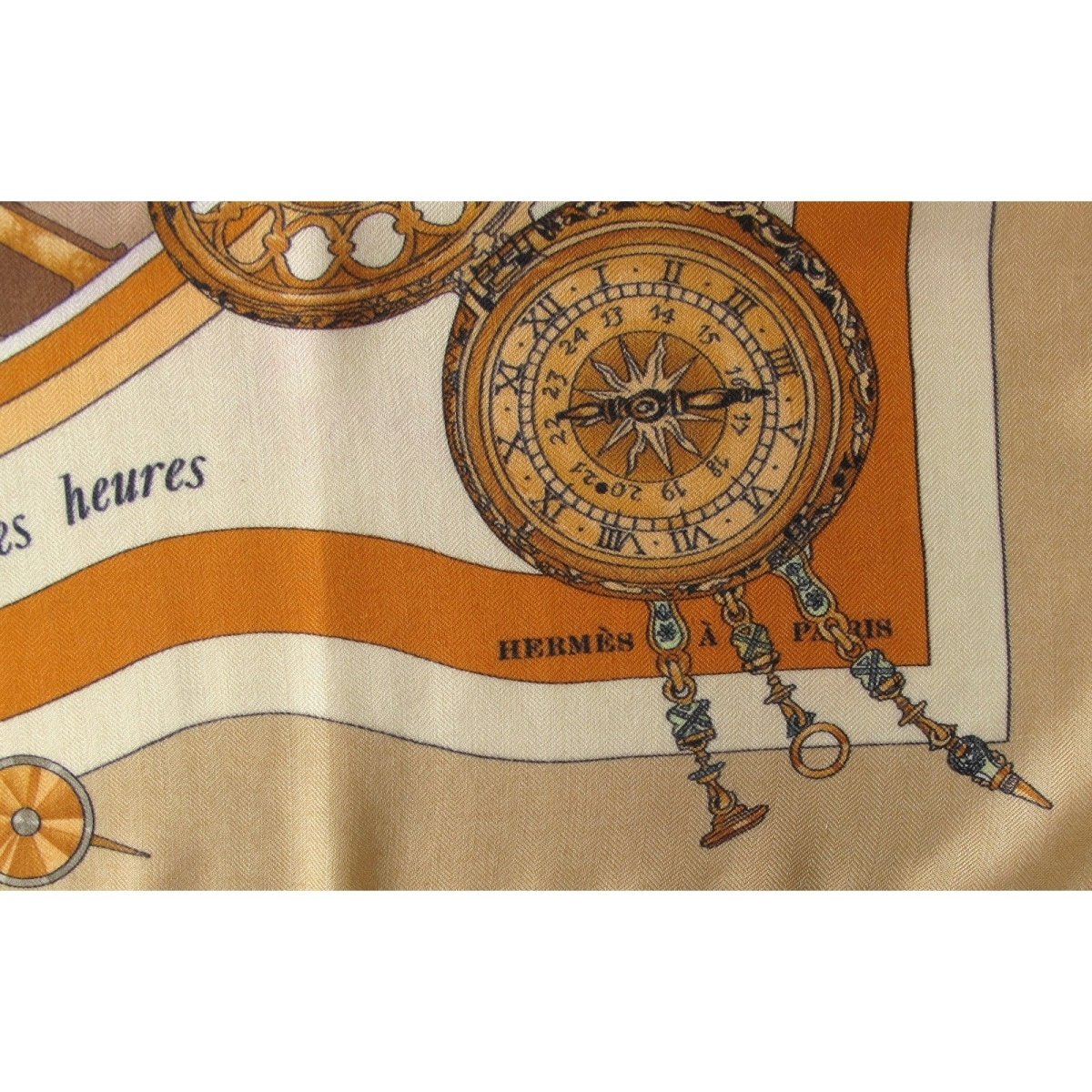  Hermes La Ronde des Heures Loic Dubligeon Cashmere 90