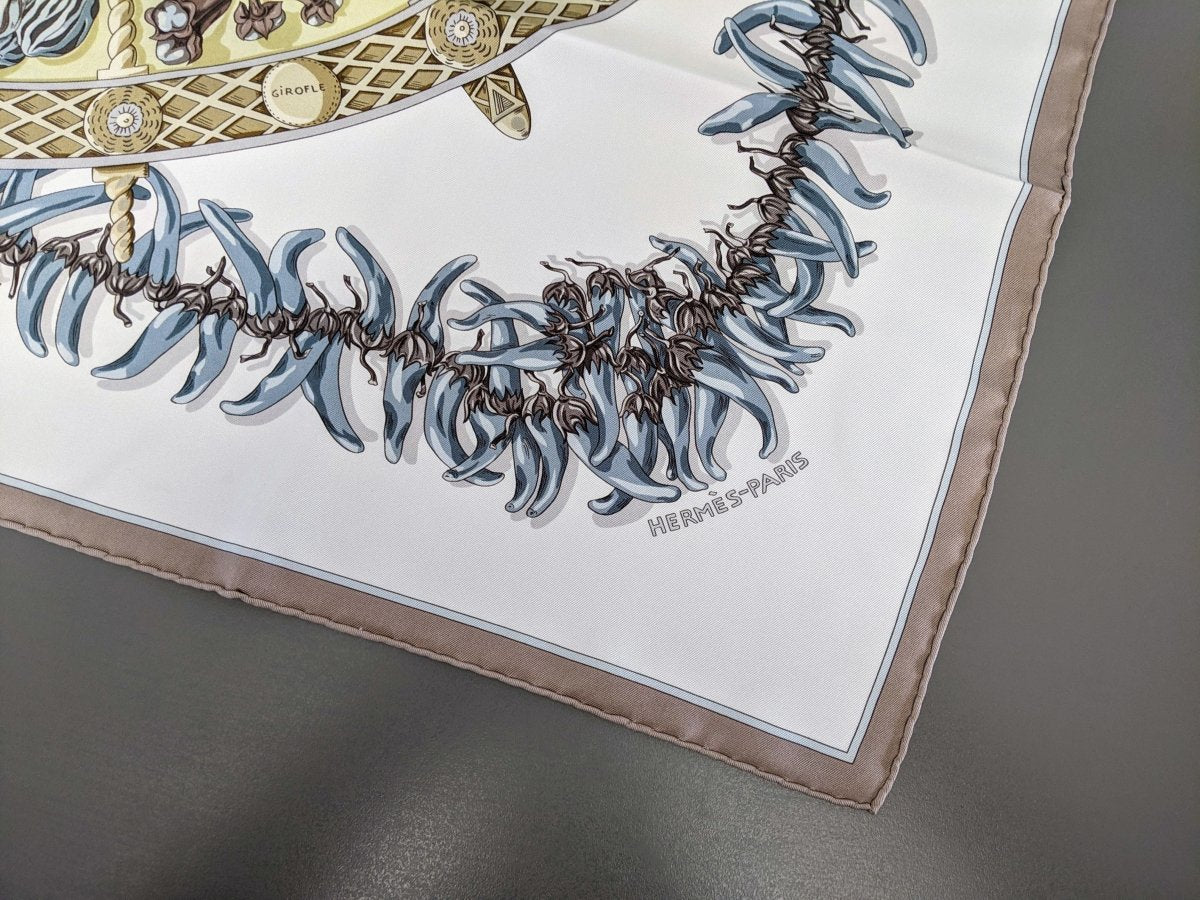 Hermes 2001 Au Pays des Epices by Annie Faivre Twill 90, Grail! - poupishop