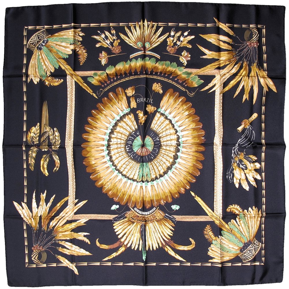 Hermes Brazil Twill Silk 90