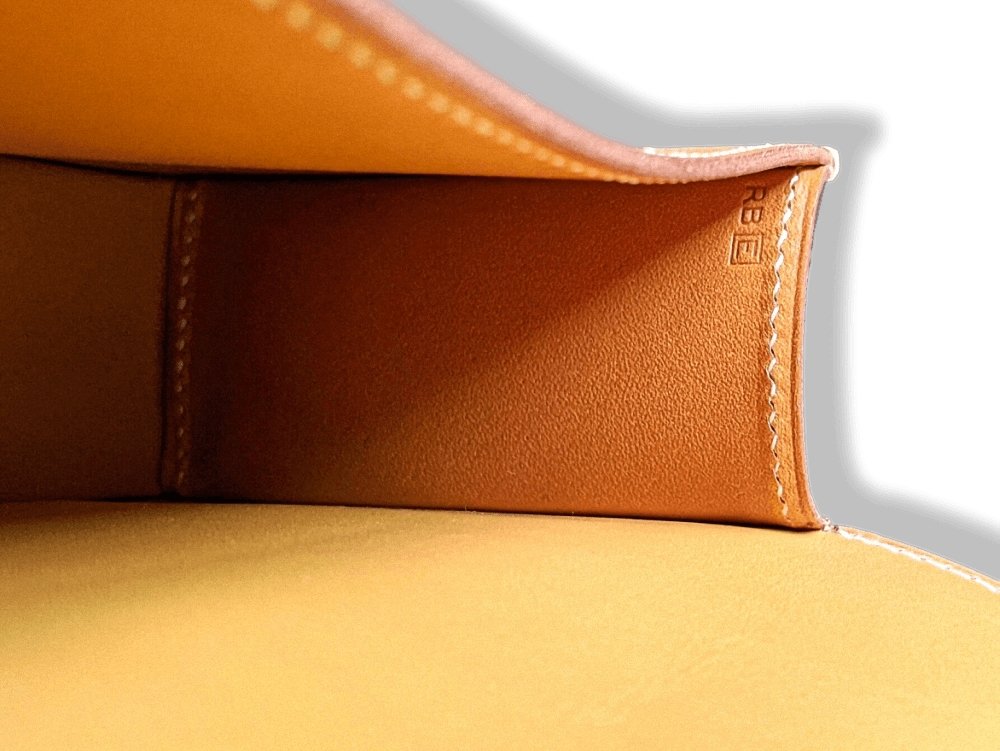 Hermes 2001 Natutal Cow Leather POCHETTE STABLE Belt Bag, BNWTIB!