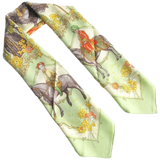 Hermes 2001 Pistachio Les Petits Princes Twill 90cm