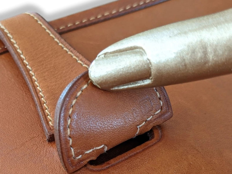 Vintage HERMES Brown Fauve Barenia Leather Evelyne I 29 PM Crossbody Bag –  Fashion Reloved