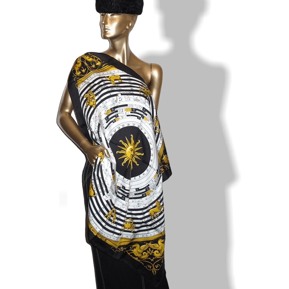 Hermes Astrologie Dies et Hore Twill Silk 90