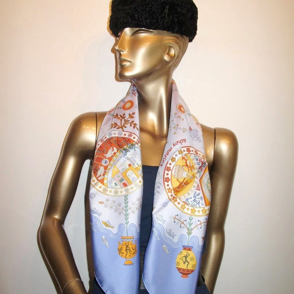 Hermes Escales Mediterraneennes scarf