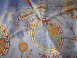 Hermes 2003 Blue Escales Mediterraneennes Twill 90, New with Flaw! - poupishop
