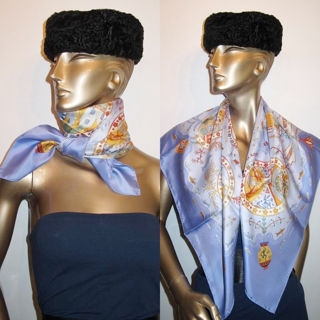 Hermes Escales Mediterraneennes scarf